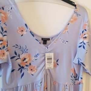 TORRID | Babydoll cinch front top